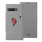 For Asus ROG Phone 3 ZS661KS ViLi DMX Series Shockproof TPU + PU Leather Magnetic Attraction Horizontal Flip Case with Card Slot & Holder(Grey) - 1
