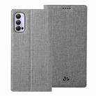 For OPPO Reno4 Pro 5G ViLi DMX Series Shockproof TPU + PU Leather Magnetic Attraction Horizontal Flip Case with Card Slot & Holder(Grey) - 1