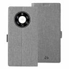 For Huawei Mate 40 Pro+ ViLi K Series Shockproof TPU + PU Leather Magnetic Buckle Horizontal Flip Case with Card Slots & Wallet & Holder(Grey) - 1