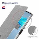 For Huawei Mate 40 Pro+ ViLi K Series Shockproof TPU + PU Leather Magnetic Buckle Horizontal Flip Case with Card Slots & Wallet & Holder(Grey) - 4