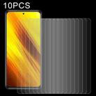 For Xiaomi Poco X3 10 PCS 0.26mm 9H 2.5D Tempered Glass Film - 1