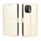 For Xiaomi Mi 11 Retro Crazy Horse Texture Horizontal Flip Leather Case with Holder & Card Slots & Photo Frame(Gold) - 1