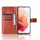 For Samsung Galaxy S21+ 5G Retro Crazy Horse Texture Horizontal Flip Leather Case with Holder & Card Slots & Photo Frame(Brown) - 5