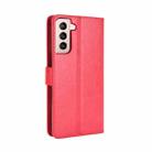 For Samsung Galaxy S21+ 5G Retro Crazy Horse Texture Horizontal Flip Leather Case with Holder & Card Slots & Photo Frame(Red) - 3