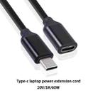 Type-C / USB-C Male to Female PD Power Extended Cable, Length:1.5m - 6