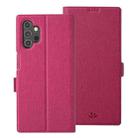 For Samsung Galaxy A32 5G ViLi K Series Shockproof TPU + PU Leather Magnetic Buckle Horizontal Flip Case with Card Slots & Wallet & Holder(Rose Red) - 1