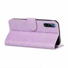 For Sony Xperia L4 Flower Vine Embossing Pattern Horizontal Flip Leather Case with Card Slot & Holder & Wallet & Lanyard(Purple) - 5