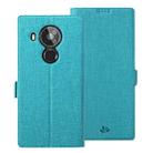 For Nokia 7.3 ViLi K Series Shockproof TPU + PU Leather Magnetic Buckle Horizontal Flip Case with Card Slots & Wallet & Holder(Blue) - 1