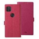 For Motorola Moto G 5G ViLi K Series Shockproof TPU + PU Leather Magnetic Buckle Horizontal Flip Case with Card Slots & Wallet & Holder(Rose Red) - 1