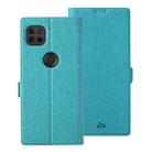 For Motorola Moto G 5G ViLi K Series Shockproof TPU + PU Leather Magnetic Buckle Horizontal Flip Case with Card Slots & Wallet & Holder(Blue) - 1