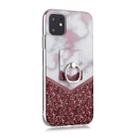 For iPhone 11 Coloured Drawing Pattern IMD Workmanship Soft TPU Protective Case With Holder(Color Matching) - 1