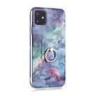 For iPhone 11 Pro Max Coloured Drawing Pattern IMD Workmanship Soft TPU Protective Case With Holder(Blue Sky) - 1
