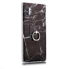 For Galaxy Note 10+ Coloured Drawing Pattern IMD Workmanship Soft TPU Protective Case With Holder(Black) - 1