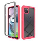 For Motorola Moto G 5G Starry Sky Solid Color Series Shockproof PC + TPU Protective Case(Red) - 1