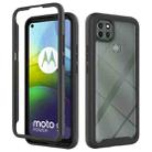 For Motorola Moto G9 Power Starry Sky Solid Color Series Shockproof PC + TPU Protective Case(Black) - 1