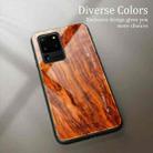 For Samsung Galaxy S20 Wood Grain Glass Protective Case(M06) - 2