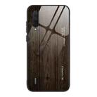 For Xiaomi Mi CC9 Wood Grain Glass Protective Case(M01) - 1