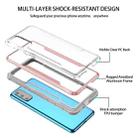 For Samsung Galaxy S20 Plus iPAKY Thunder Series Aluminum Frame + TPU Bumper + Clear PC Shockproof Case(Rose Gold) - 3