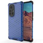 For Huawei nova 8 Pro 5G Shockproof Honeycomb PC + TPU Protective Case(Blue) - 1