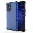 For Huawei nova 8 5G Shockproof Honeycomb PC + TPU Protective Case(Blue) - 1