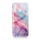 For Galaxy A20 Coloured Drawing Pattern IMD Workmanship Soft TPU Protective Case(Pink Sky) - 1