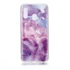 For Galaxy A20e Coloured Drawing Pattern IMD Workmanship Soft TPU Protective Case(Purple Star) - 1