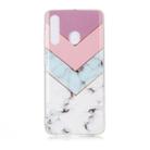 For Galaxy A60 Coloured Drawing Pattern IMD Workmanship Soft TPU Protective Case(Tricolor) - 1