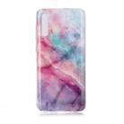 For Galaxy A70 Coloured Drawing Pattern IMD Workmanship Soft TPU Protective Case(Pink Sky) - 1