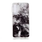 For Galaxy A7 Coloured Drawing Pattern IMD Workmanship Soft TPU Protective Case(Black White) - 1