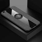 For iPhone 6 Plus / 6s Plus XINLI Stitching Cloth Texture Shockproof TPU Protective Case with Ring Holder(Grey) - 1