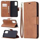 For Xiaomi Poco M3 Retro Lambskin Texture Pure Color Horizontal Flip PU Leather Case with Holder & Card Slots & Wallet & Lanyard(Brown) - 1