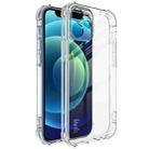 For iPhone 12 IMAK All-inclusive Shockproof Airbag TPU Case with Screen Protector (Transparent) - 1