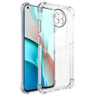 For Xiaomi Redmi Note 9 5G IMAK All-inclusive Shockproof Airbag TPU Case with Screen Protector(Transparent) - 1