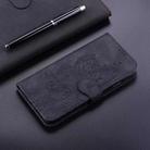 For Huawei P Smart 2021 Retro Skin Feel Butterflies Embossing Horizontal Flip Leather Case with Holder & Card Slots & Wallet(Black) - 3