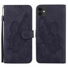 For iPhone 11 Retro Skin Feel Butterflies Embossing Horizontal Flip Leather Case with Holder & Card Slots & Wallet (Black) - 1