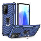 For Xiaomi Mi 10T 5G / 10T Pro 5G Cool Armor PC + TPU Shockproof Case with 360 Degree Rotation Ring Holder(Blue) - 1