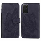 For Samsung Galaxy S20+ Retro Skin Feel Butterflies Embossing Horizontal Flip Leather Case with Holder & Card Slots & Wallet(Black) - 1