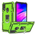 For Xiaomi Redmi 7 Cool Armor PC + TPU Shockproof Case with 360 Degree Rotation Ring Holder(Green) - 1