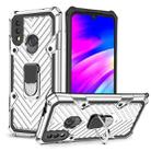 For Xiaomi Redmi 7 Cool Armor PC + TPU Shockproof Case with 360 Degree Rotation Ring Holder(Silver) - 1