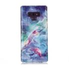 For Galaxy Note 9 Coloured Drawing Pattern IMD Workmanship Soft TPU Protective Case(Blue Sky) - 1