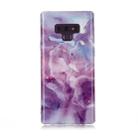 For Galaxy Note 9 Coloured Drawing Pattern IMD Workmanship Soft TPU Protective Case(Purple Star) - 1