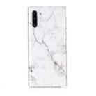 For Galaxy Note 10 Coloured Drawing Pattern IMD Workmanship Soft TPU Protective Case(White) - 1