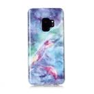 For Galaxy S9 Coloured Drawing Pattern IMD Workmanship Soft TPU Protective Case(Blue Sky) - 1