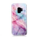 For Galaxy S9 Coloured Drawing Pattern IMD Workmanship Soft TPU Protective Case(Pink Sky) - 1