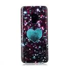For Galaxy S9 Coloured Drawing Pattern IMD Workmanship Soft TPU Protective Case(Green Love) - 1