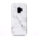 For Galaxy S9 Coloured Drawing Pattern IMD Workmanship Soft TPU Protective Case(White) - 1