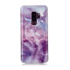 For Galaxy S9+ Coloured Drawing Pattern IMD Workmanship Soft TPU Protective Case(Purple Star) - 1