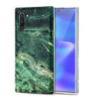 For Samsung Galaxy Note10 TPU Glossy Marble Pattern IMD Protective Case(Emerald Green) - 1