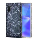 For Samsung Galaxy Note10 TPU Glossy Marble Pattern IMD Protective Case(Dark Grey) - 1