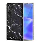 For Samsung Galaxy Note10 TPU Glossy Marble Pattern IMD Protective Case(Black) - 1